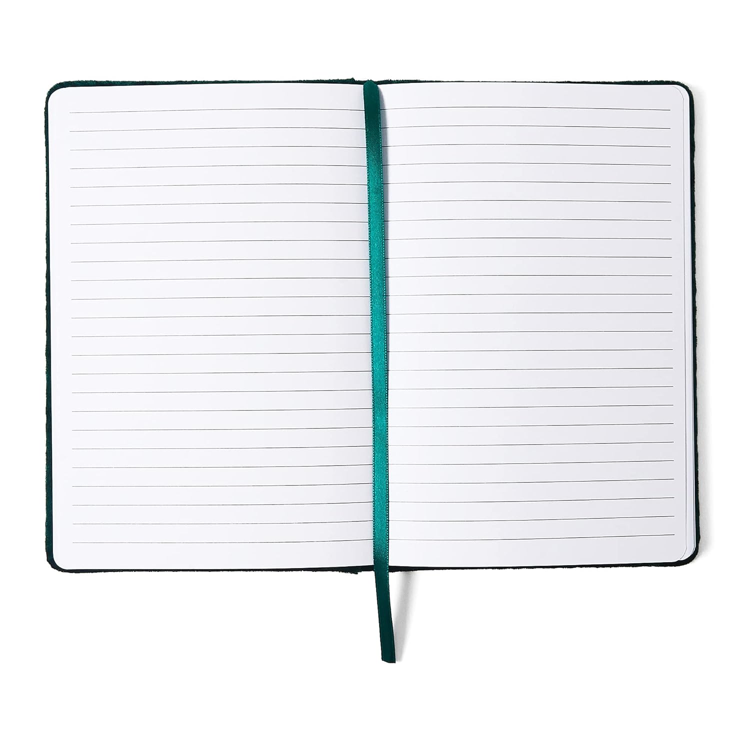 Sorority Shop Kappa Delta Notebook - KD Velvet Notebook with Velvet Cover, Gold Foil Imprint, Satin Ribbon, 216 Lined Pages, Glued Binding - Sorority Journal, Kappa Delta Sorority Gift