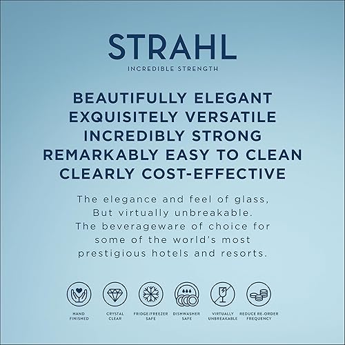 Miniatura 6 de Strahl 71005 CapellaStack - Vasos de 5 onzas, juego de 4 unidades