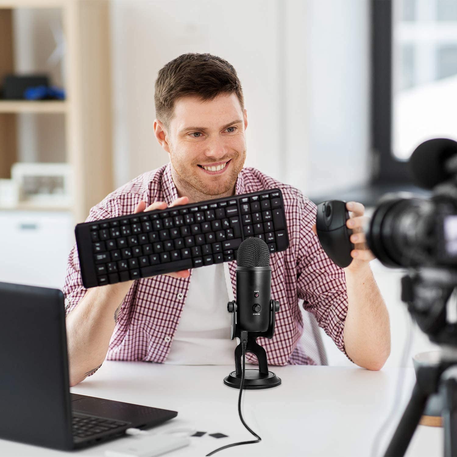 Microphone Cable for Blue Yeti, Ancable 2M Yeti USB Mic Cable USB A