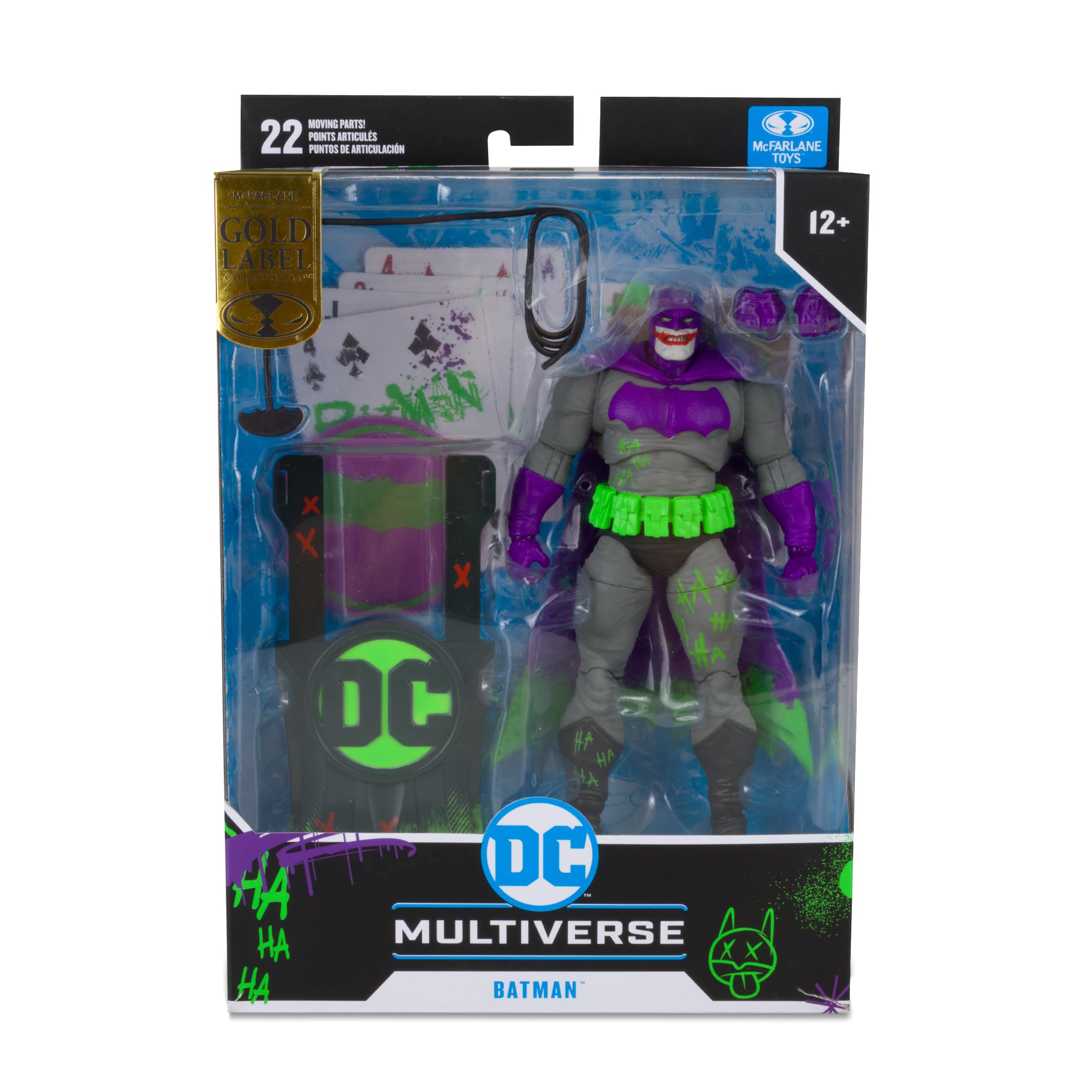 McFarlane Figura 7" Batman (Dark Knight Returns) (Jokerized) (Gold Label)