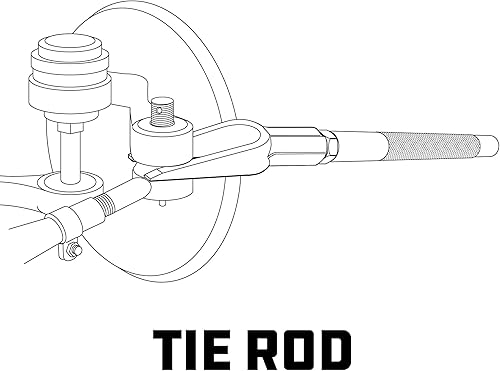 Miniatura 4 de Powerbuilt Juego de 5 unidades de horquilla delantera, juego de herramientas de horquilla, biela, juntas esféricas y brazos Pitman-648646