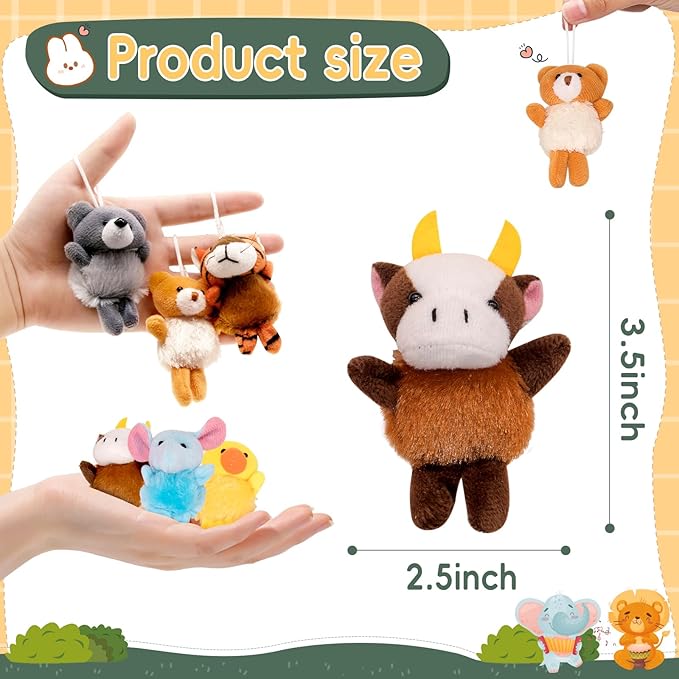 JoyRapt 24 Peluches Pequeños Surtidos para Niños miniatura 3