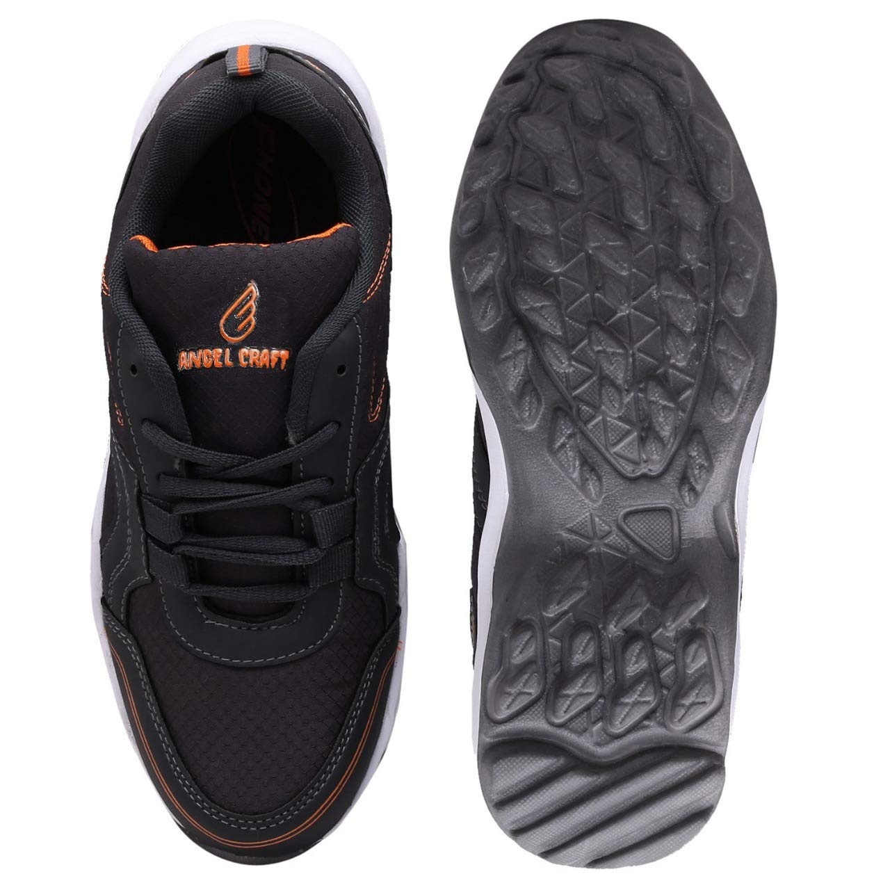 Angel Craft Zapatos elegantes para hombres, gimnasio, correr, caminar, correr, zapatos deportivos para hombres, ligeros y cómodos, Gris, 9 UK