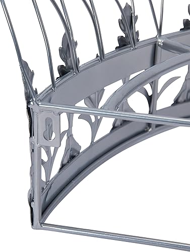 Miniatura 4 de Creative Co-Op Cortina decorativa de metal o corona de toldo