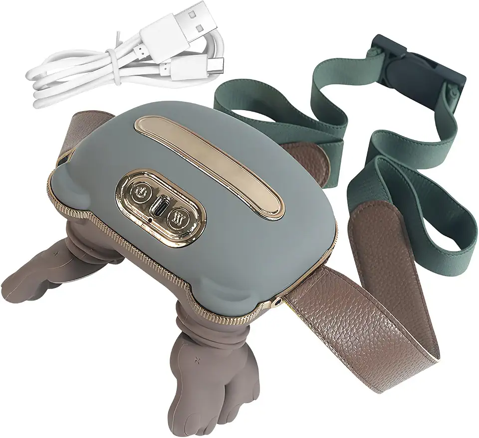 Neck Massager with Heat Simulated Hand Portable