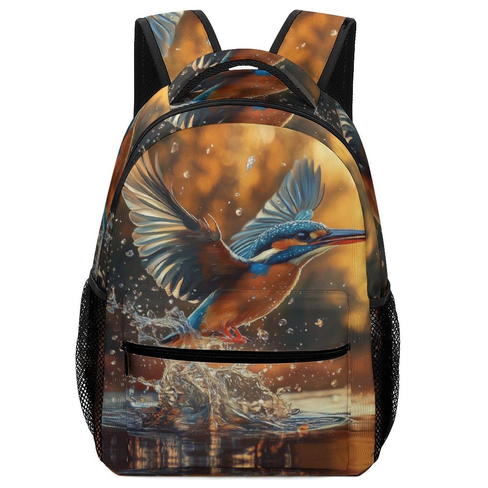 Materialbewährt Kunst-Elefant Schulrucksack Tier - Hochwertiges Polyester Mit PVC-freier Beschichtung