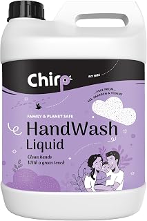 Chirp – Natural & Organic Hand Wash Liquid (5 lits) Herbal, SLS free, Paraben free