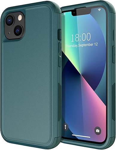 Diverbox - Funda para iPhone 13 a prueba de golpes y a prueba de gotas y de polvo, resistente funda de protección para el iPhone 13 de Apple, color