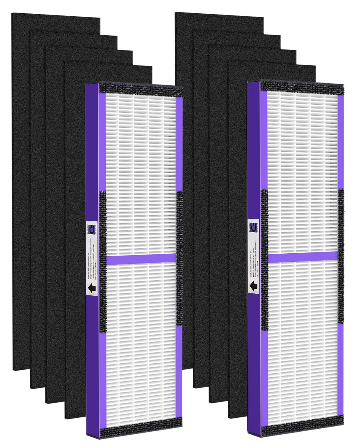 FLT5250PT Air Purifier Replacement Filter C with Pet CARE Treatment for G-Guardian AC5250PT, AC5000E, AC5300B, AC5350W, AC5350B, CDAP5500 2 Purple Pet