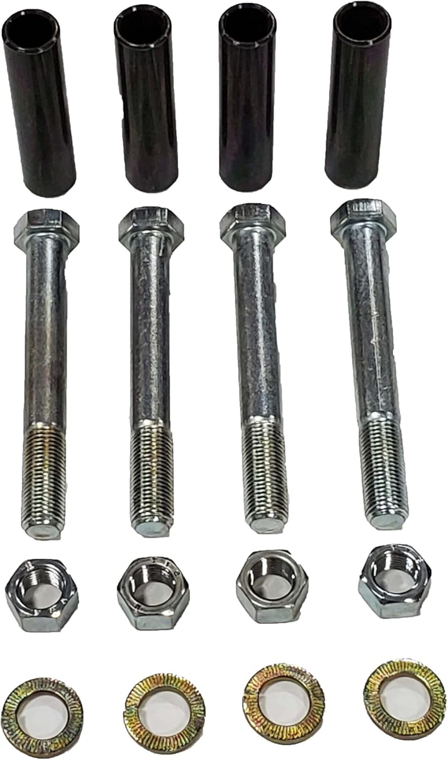 QTY 4 - LEAF SPRING BOLTS/SPACERS (OEM) - SAMURAI '80-'95