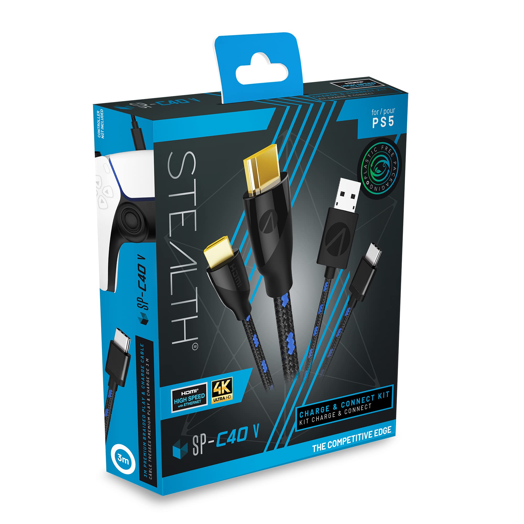 Stealth SP-C40V Connect & Charge Kit Compatible with PS5