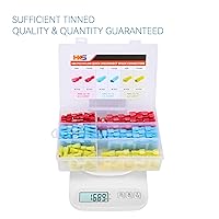 Vista 37 de HKS Conector de desconexión rápida de pala macho de nailon, 100 unidades, color amarillo, kit de conectores de cable eléctrico de 12-10 AWG, cobre