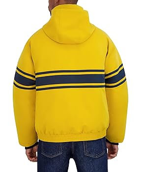 Nautica Men's Vintage Bomber Jacket, Mustard at Amazon Men's