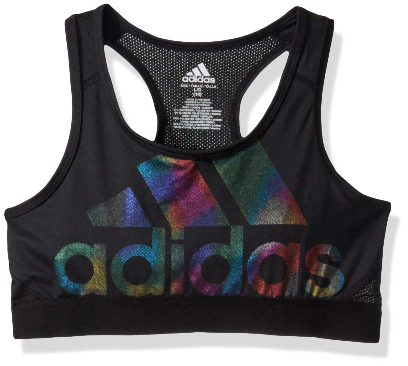 adidas Girls' Big Gym Sports Bra