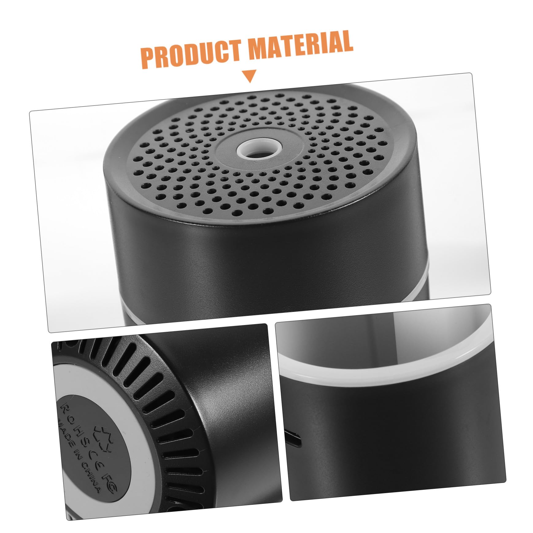 Mini Diffusore Profumo Portatile per Auto Umidificatore USB Ricaricabile Design Compatto Nero per Interni Ufficio e Camera da Letto