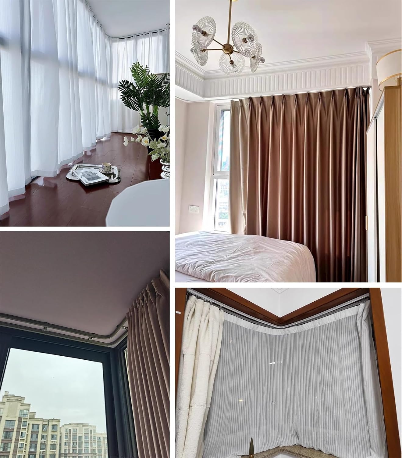 Flexible Sliding USD Rail System for Enhanced Privacy in Open Spaces, Adjustable Ceiling or Wall Mount, Ideal for Offices, Homes, and Creative Spaces image 2