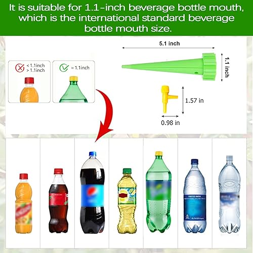 Miniatura 2 de Dispositivo de picos de riego automático para plantas, sistema de control automático de agua con válvula de liberación lenta, sistema de control de