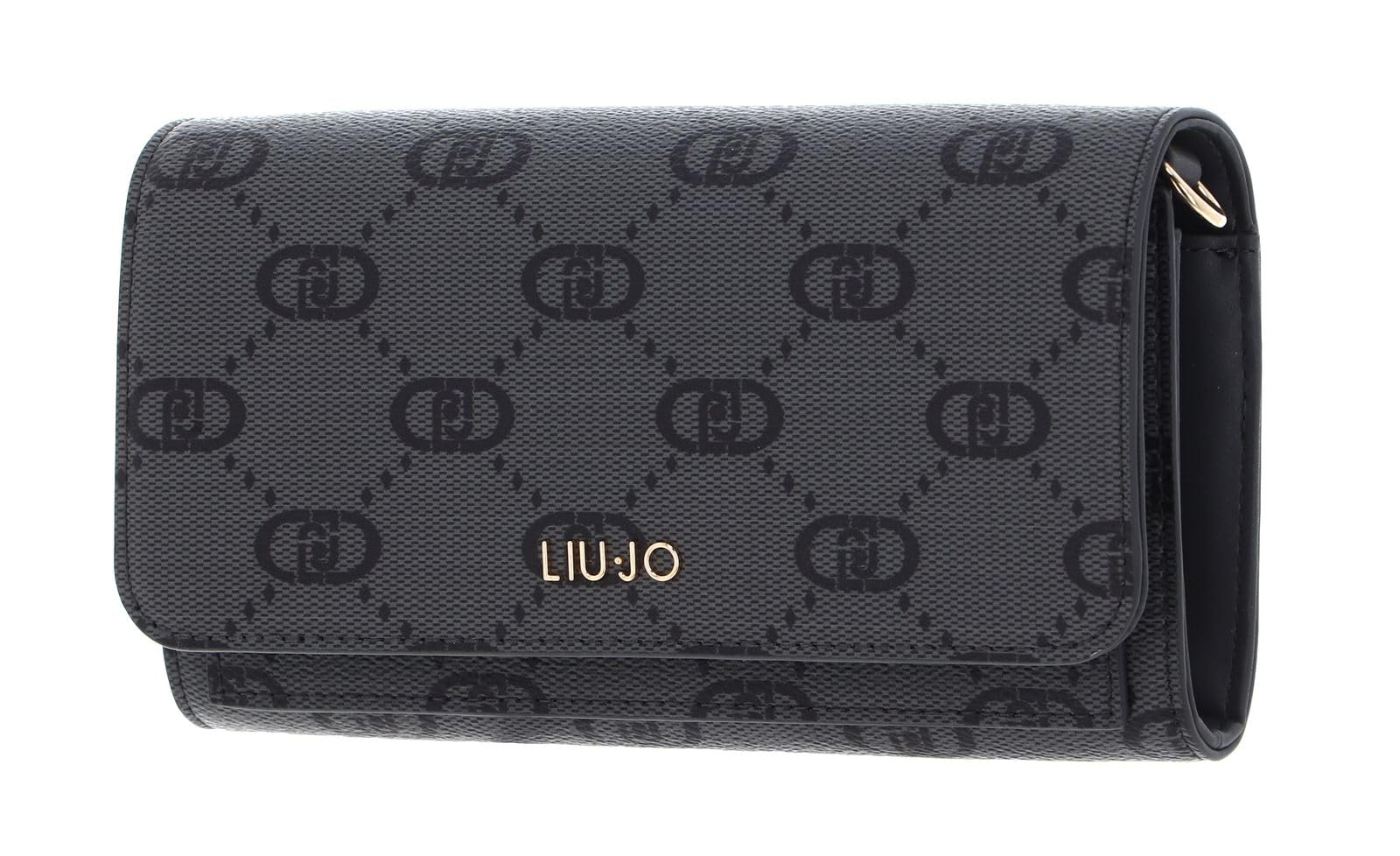 Portafoglio donna Liu-Jo Caliwen XL Bifold wit grigio/ nero logo A25LJ30 AF4272 E0668 GRIGIO