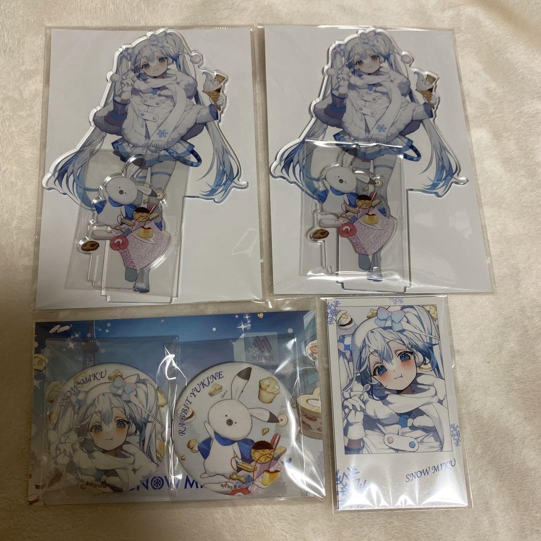 S缶バッジ 雪ミク 三越 初音ミク