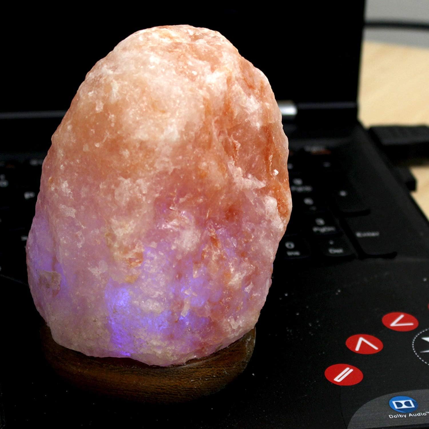 Clearance Sale: Himalayan Natural Rock Salt USB Powered Lamp Vitamin of The Air - Natural