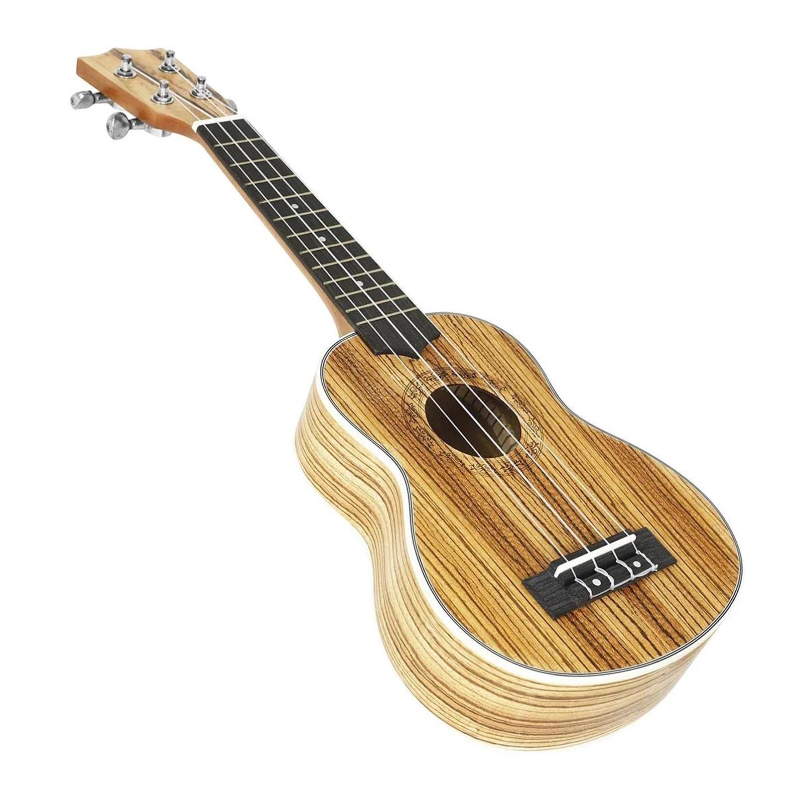 Ukulele 21/24 Oder 26 Zoll Zebrawood Und Ebenholz Minigitarre 4 Saiten Zupfinstrument Ukulele