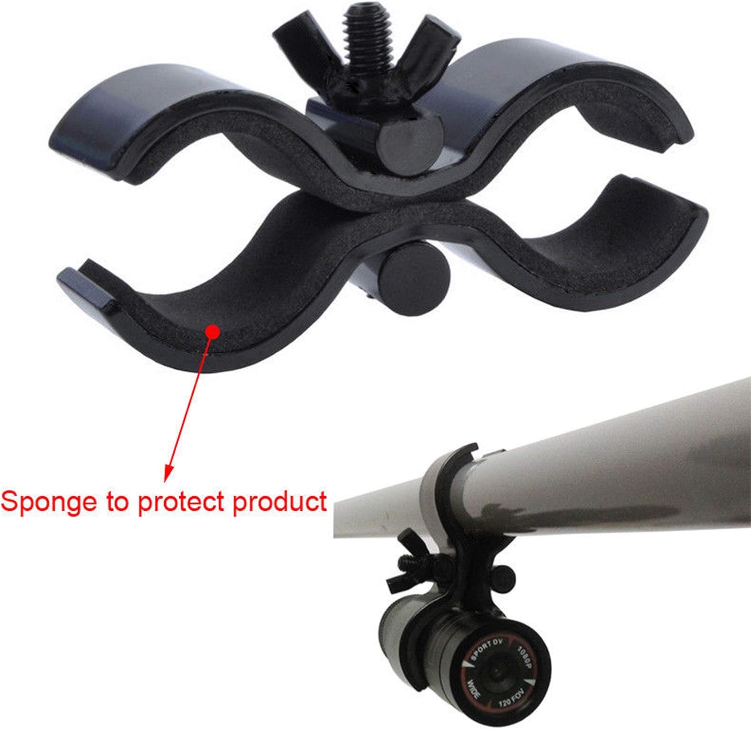 ABLEBRO Gun Scopes Airsoft Rifles Mount Helmet Camera Durable Quick Release Flashlight Mount for Long Gun Rifle High Profile Holder Torch Barrel Clamp Flexible fit for 12-40 mm Tube Scope Riser Mount : Sports & Outdoors