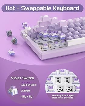 Ohagi MageGee SKY98 Mechanical Gaming Keyboard, 96% Gasket Hot