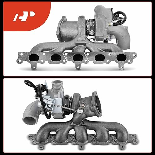 Miniatura 7 de A-Premium Kit completo turbocompresor Turbo con junta compatible con Volvo C70 2006-2013, C30 2008-2013, S40 2004-2011, V50 2005-2011, 2.5L, K04