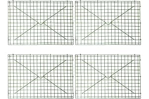 MIUPOO 4-Pack Plastic Grid Panels for Artificial Flower Display