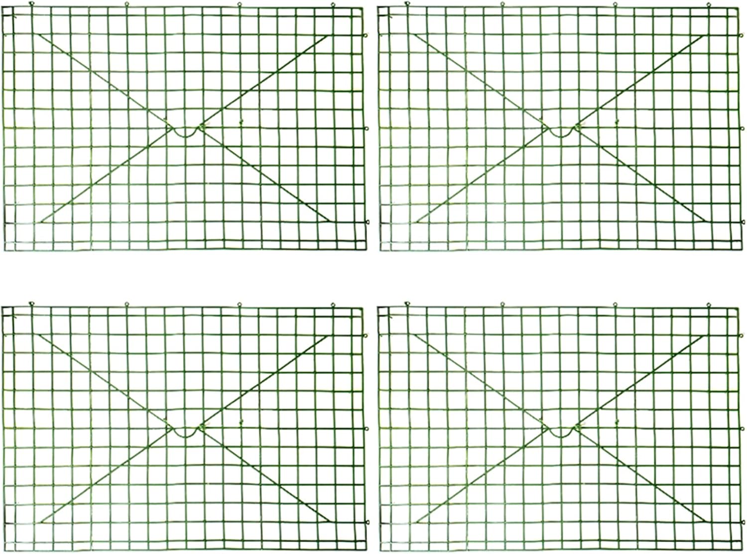 Amazon｜造花グリッドパネル DIYフラワーウォールフレーム フラワーアーチバックドロップ プラスチックフェンスフレーム ウェディング