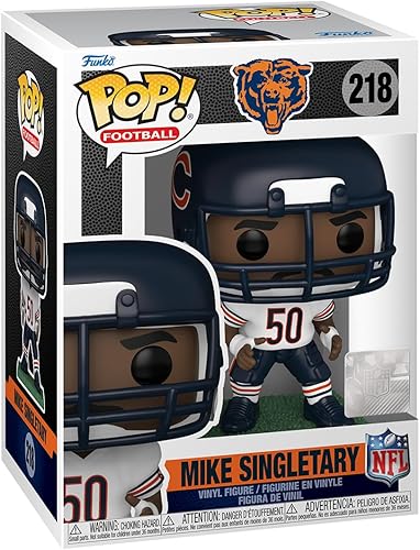Funko POP! NFL: Legends - Mike Singletary - (Bears) - Collectable Vinyl Figure - Gift Idea - Official Merchandise - for Kids & Adults - Sports Fans