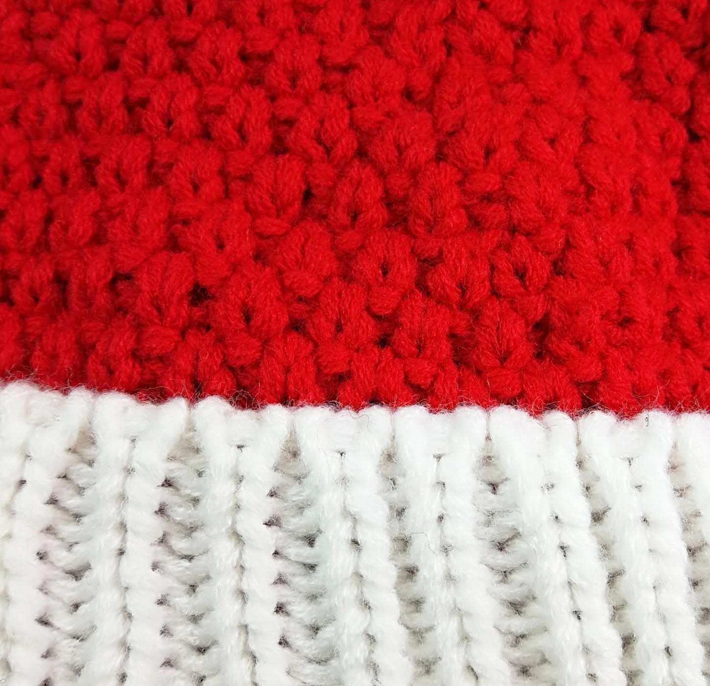 Christmas Santa Hat for Adult Women Men Kids Girl Boy Xmas Ski Knit Warm Hat Festive Holiday Cap