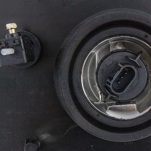 Miniatura 3 de KarParts360 Para Jeep Liberty 2008 2009 2010 2011 2012 Lado del conductor de faros delanteros  Halógeno  Con luz antiniebla  Reemplazo para