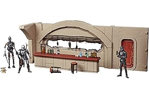 STAR WARS The Vintage Collection The Mandalorian Nevarro Cantina Playset, Imperial Death...