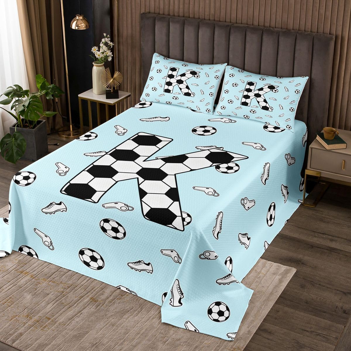Homemissing Calcio Calcio Set Copriletto Trapuntato 240x260cm