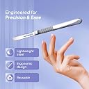 MyMed #14R Blades Dermaplaning Scalpels with Dermaplane Handle - Pack of 15 Dermaplane Razor for Women Face + Dermaplane Handle #3, Dermaplaning Tool for Face gallery image