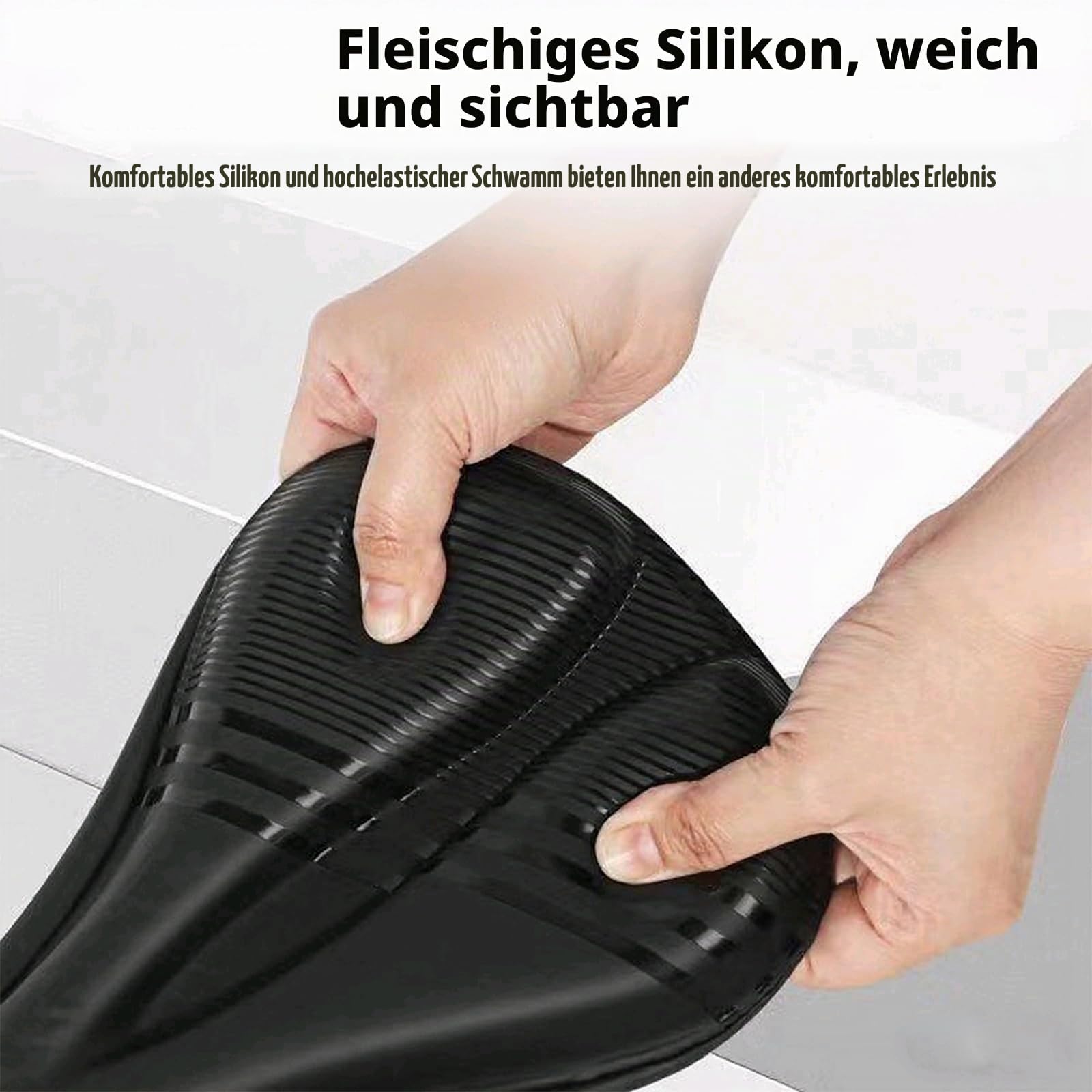 Bequemes Sitzpolster,Fahrradsattel,Ergonomischer Fahrradsitz Polster,Herren Damen Bequemer,für Mountainbike