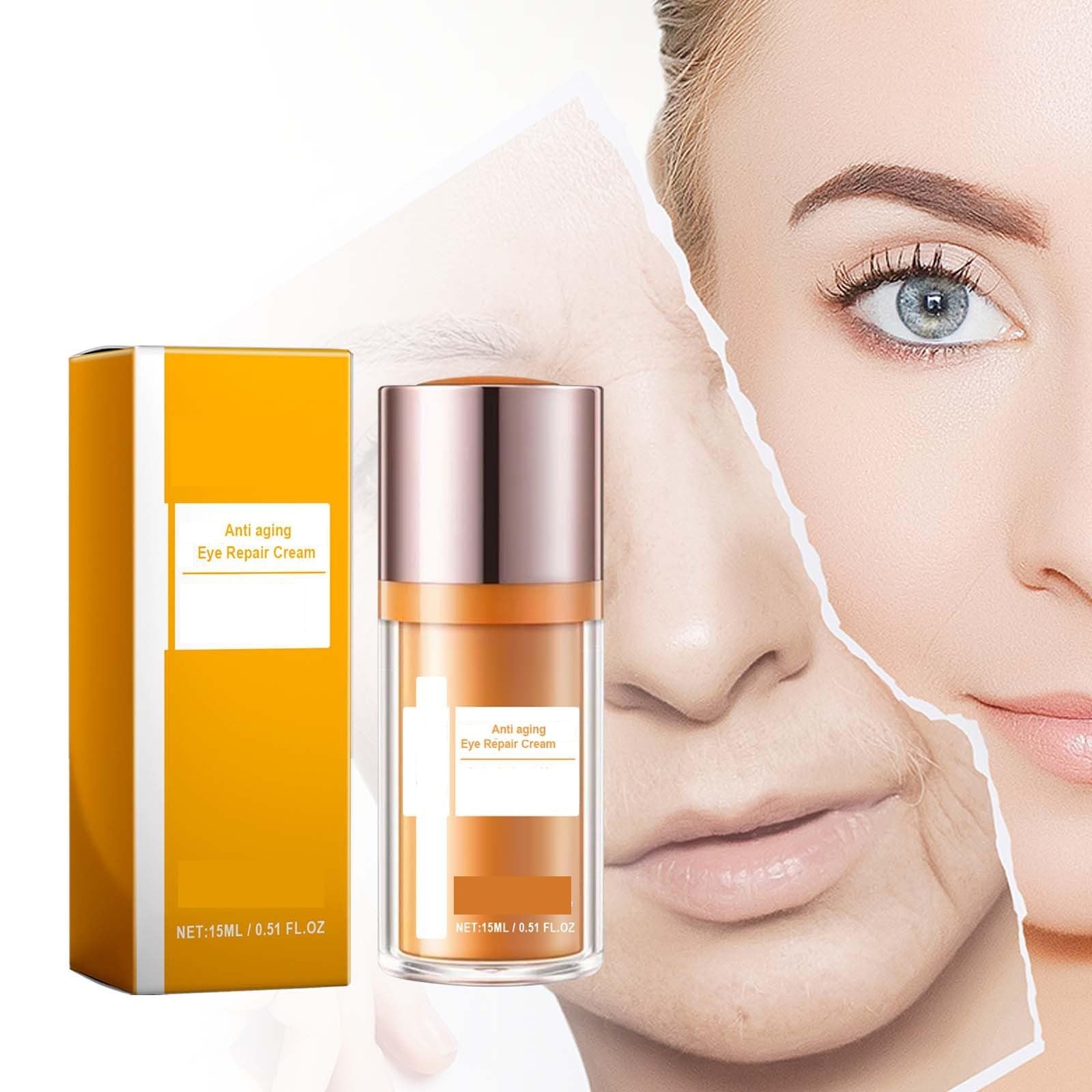 Crema occhi con peptidi, balsamo idratante rassodante anti-età, lozione schiarente per la cura degli occhi, essenza liscia quotidiana per la cura degli occhi contro linee sottili, gonfiore e occhiaie
