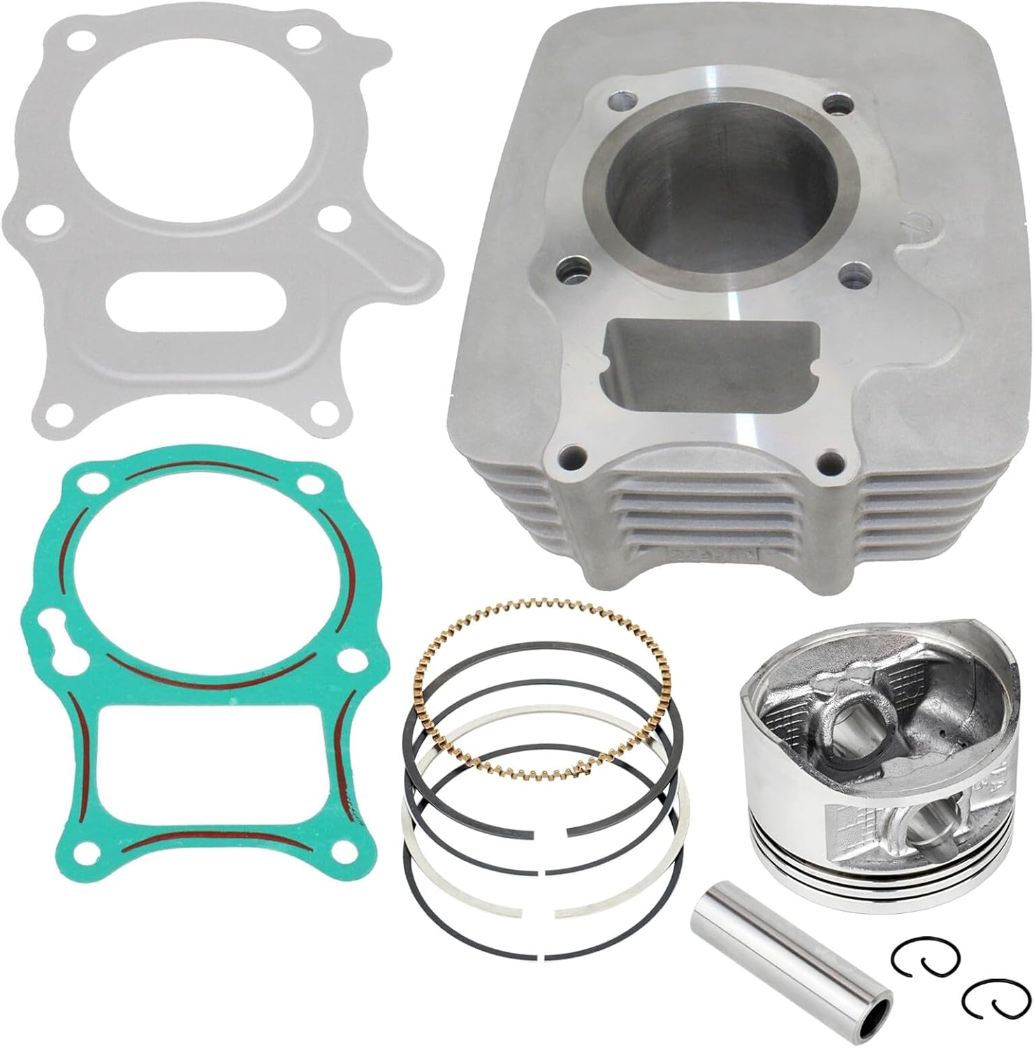 Powersports Replacement Parts for Cylinder Piston Ring For Honda TRX250TE TRX250 Te Recon 250 2X4 2002-14 Standard Mod-C33C-66292