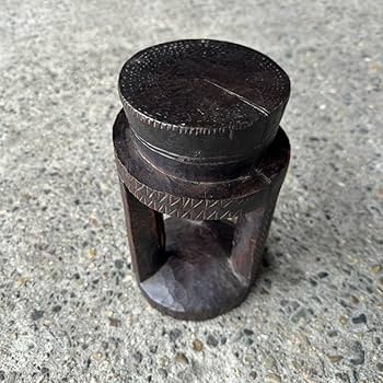 Amazon.co.jp: エチオピアコーヒーテーブルb1人用アフリカ民藝民芸