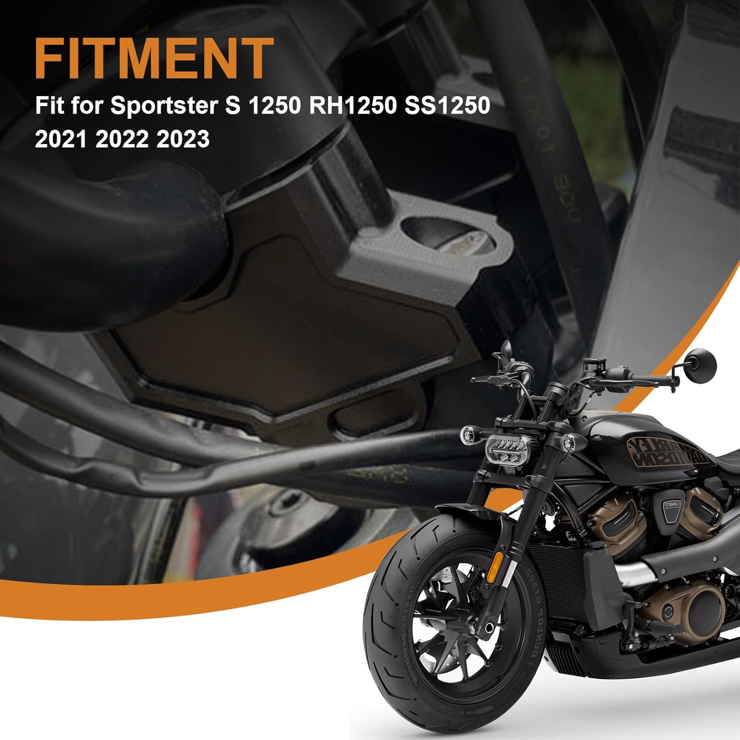 PSLER Sportster S Handlebar Risers Clamp Mount for Sportster S 1250 RH1250 SS1250 2021 2022 2023 Accessories