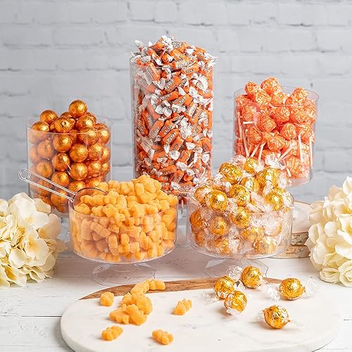Miniatura 8 de Mesa de buffet de caramelo naranja (sirve para 24-36) - Caramelos no sensibles al calor a granel