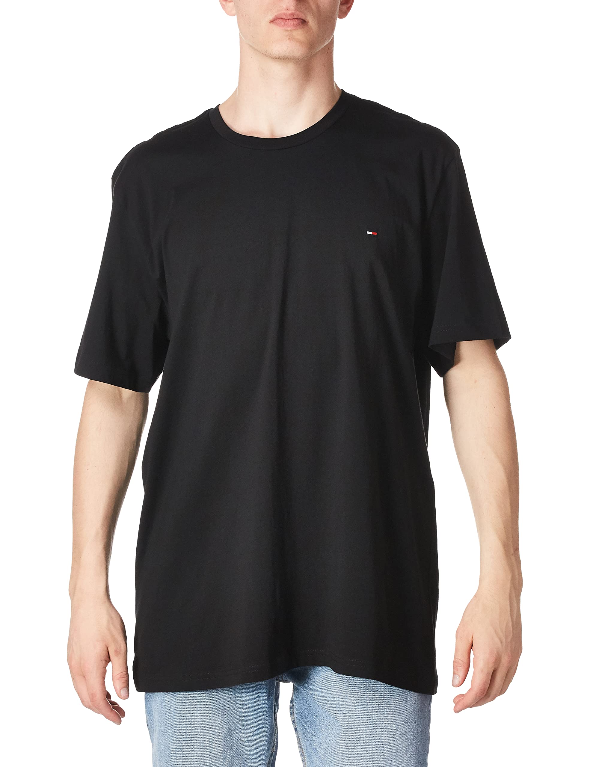 Tommy Hilfiger Short Sleeve Round Neck T-Shirt Camiseta de Pijama para Hombre