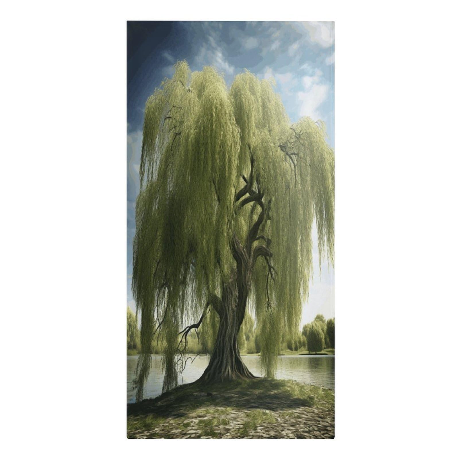 FekiLoot Willow Tree Beach Towels Super Absorbent Bath Towel Oversized Microfiber Towel Soft Beach Blanket Fashon Quick Dry Travel Towels for Beach Bathroom Pool Adult 30" X 61"