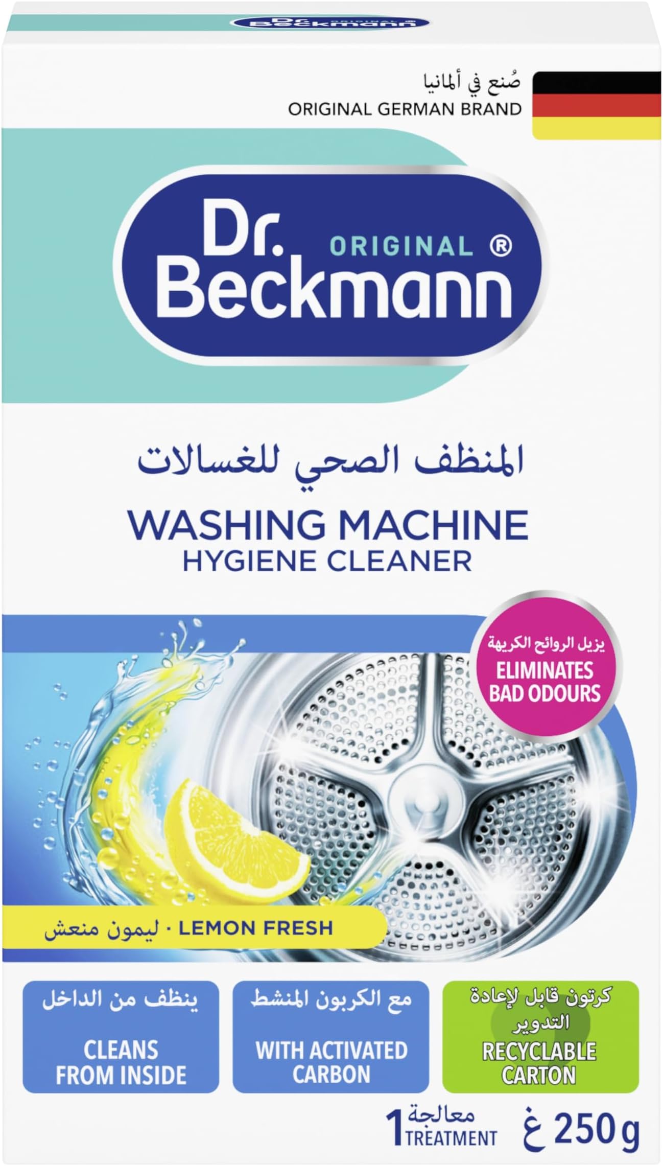 Dr.Beckmann Deep Clean Washing Machine Pwdr 250Gm - Pack May Vary