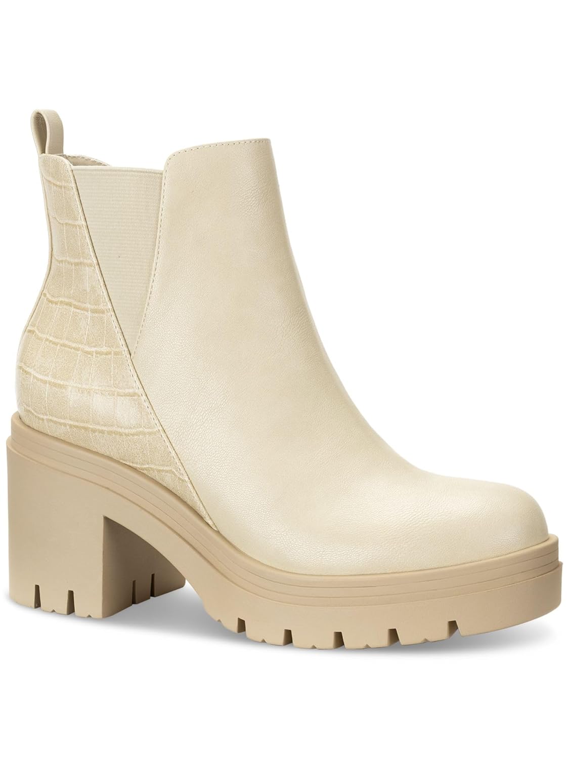 Womens Veronikaa Pull-On Lug Chelsea Booties
