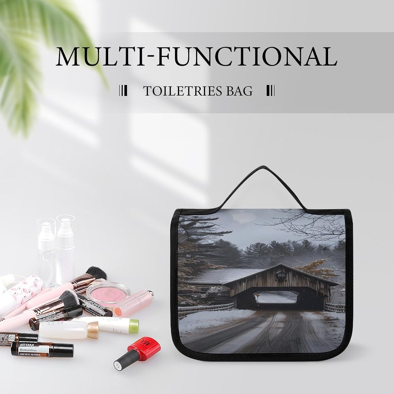 Albany Covered Bridge Wash Bag Portable Makeup Pouch image 5