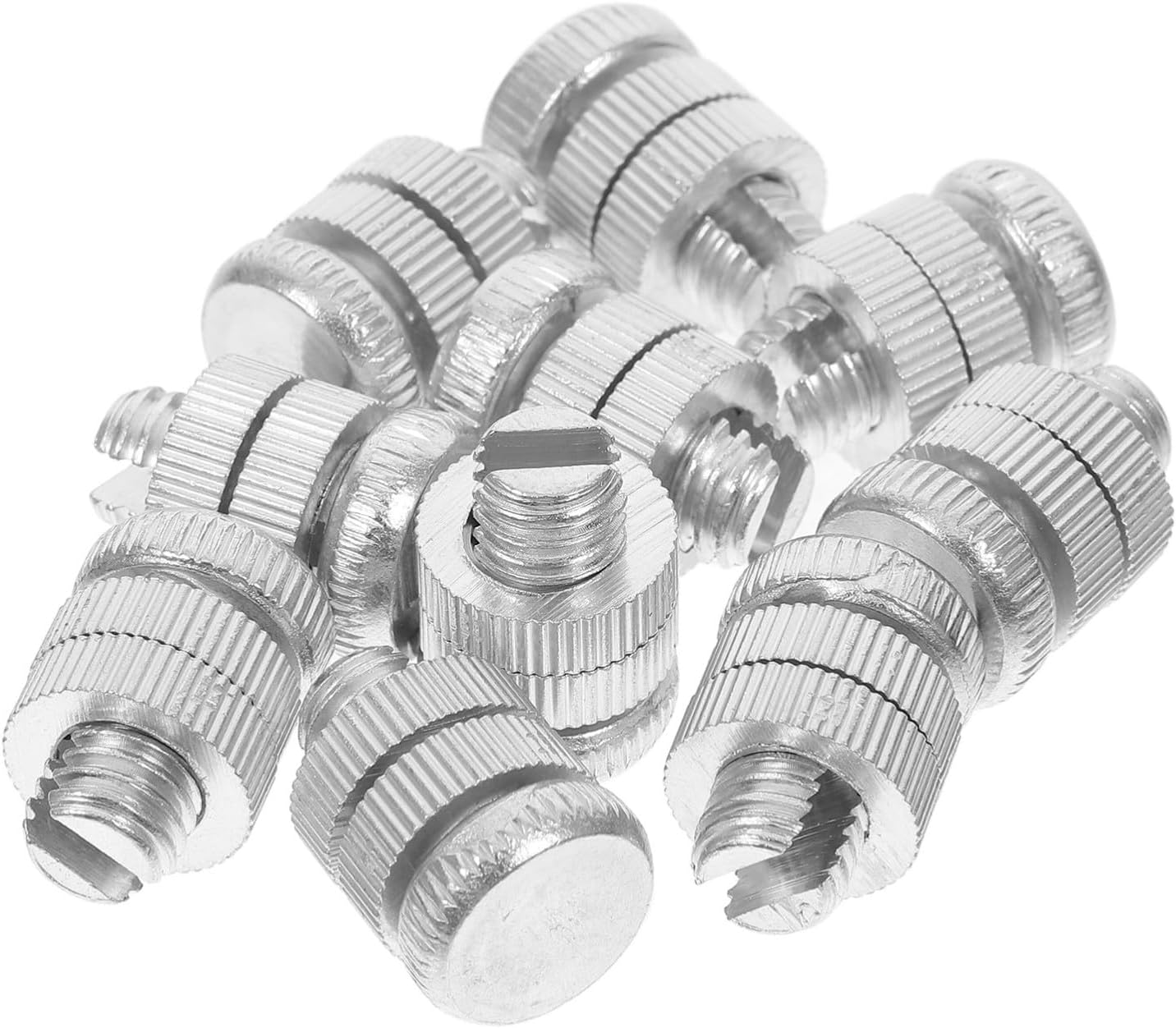 10pcs Electric Fence Wire Connectors Aluminum Alloy Split Bolt Clamps High Voltage Pulse Tension Fence for Barbed Wire Fencing Tools