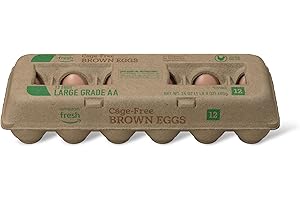 Amazon Fresh, Cage Free Large Brown Eggs