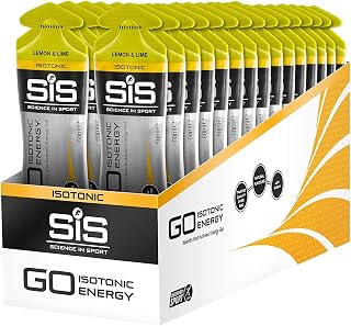 Science in Sport Go Isotonic Energy Gel, Lemon Lime, 30 Count